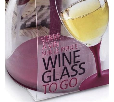 joie wine glass to go|to go wine cup.